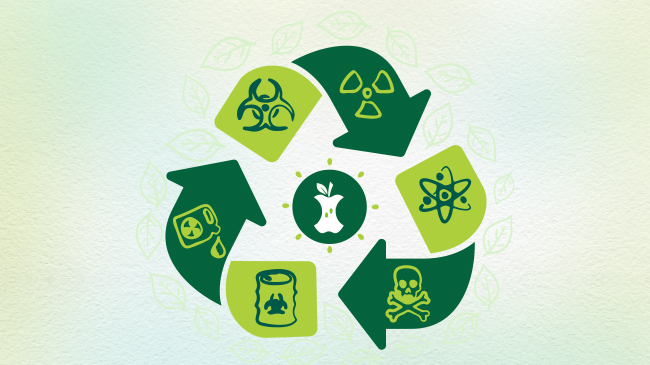 The positive impact of hazardous waste recycling